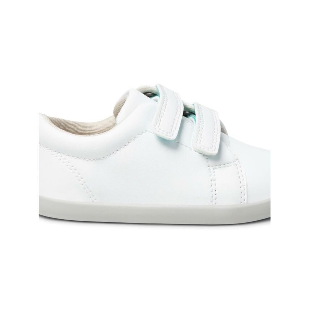 Ten Little White Velcro Everyday Sneakers Sz 12